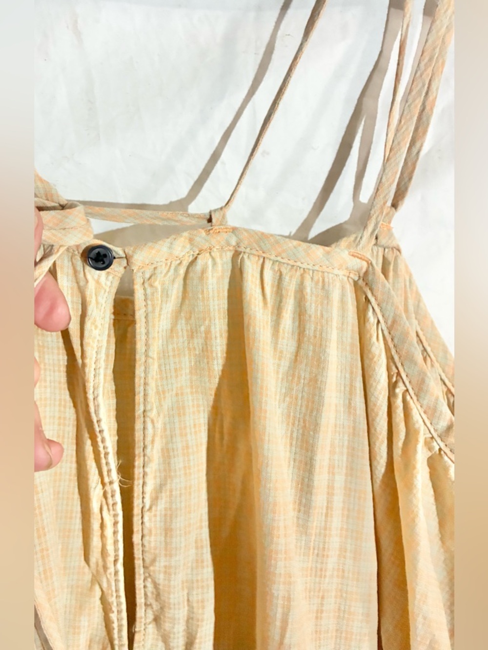 Everlane cotton Peasant Dress Sz M oversized Staple Billowy light Pockets - Picture 8 of 16